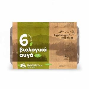 Fresh Organic Eggs, Medium, Box of 6 (53–63g)